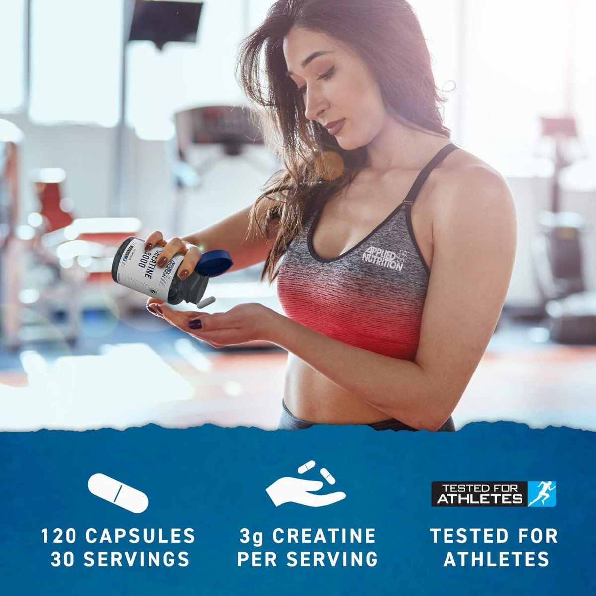 Applied Nutrition Creatine 3000 120 Kapslar innehåll