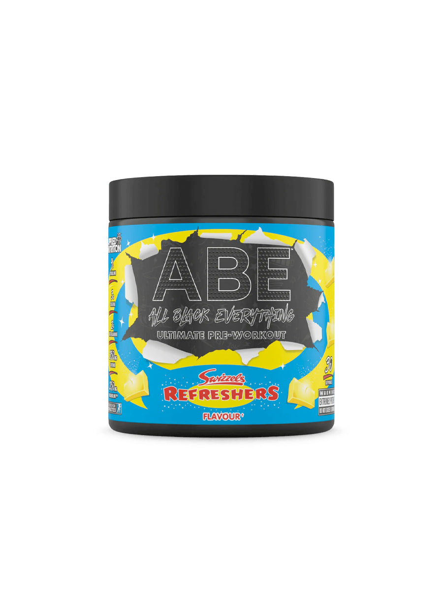 Applied Nutrition ABE All Black Everything PWO 375g Swizzels Refreshers framsida