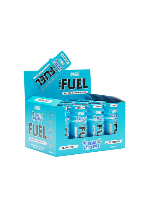 Bodyfuel energikottar 12 x 60 ml i ask, blå hallon