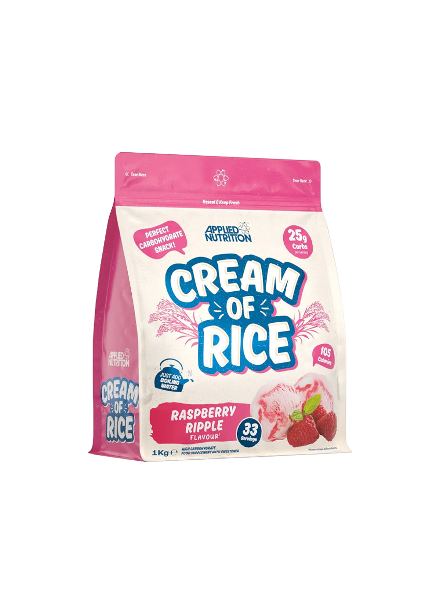 Applied Nutrition Cream of Rice-påse med raspberry ripple, 1 kg
