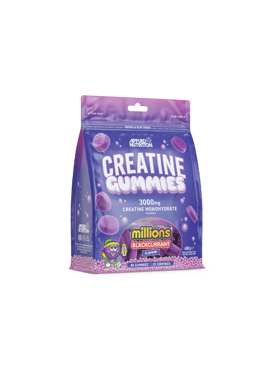 Applied Nutrition Creatine Gummies 80 Gummies Millions Blackcurrant framsida