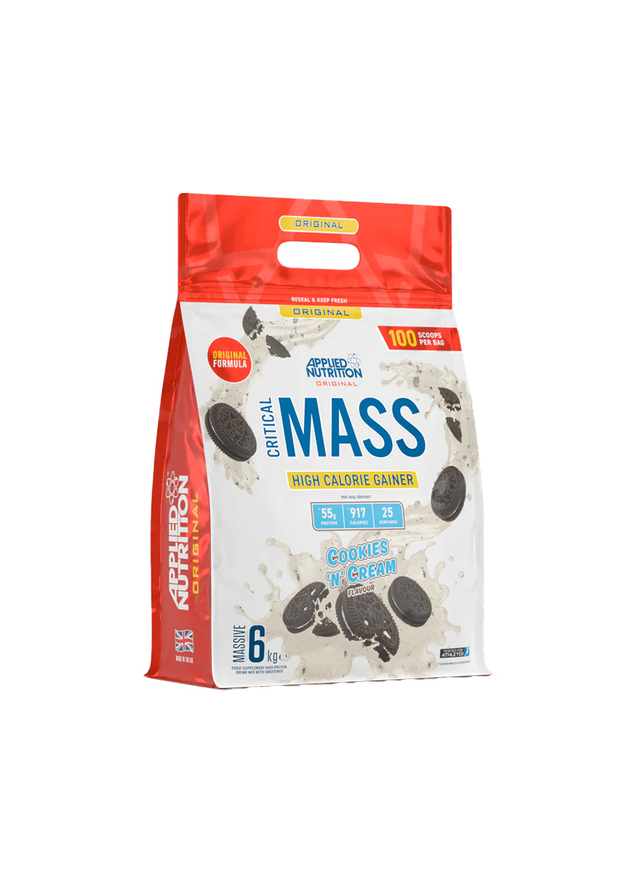 Applied Nutrition Critical Mass Original Gainer 6kg Cookies 'N' Cream Framsida