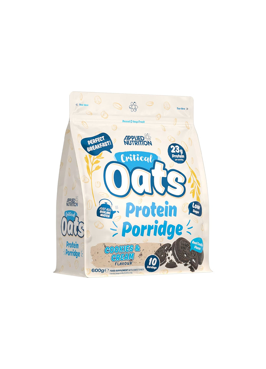 Applied Nutrition Critical Oats Protein Porridge 600g Cookies & Cream framsida