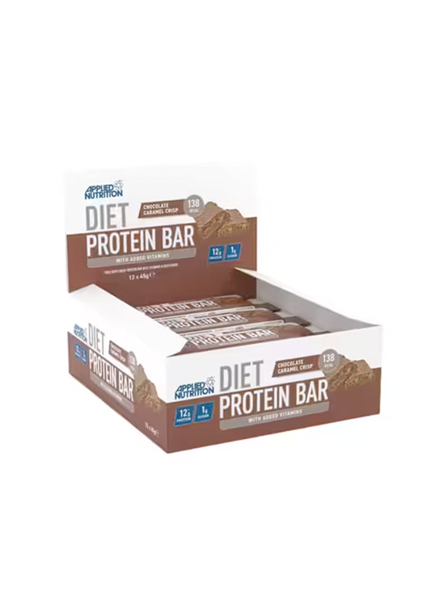Applied Nutrition Diet Protein Bar 12 x 45g Chocolate Caramel Crisp