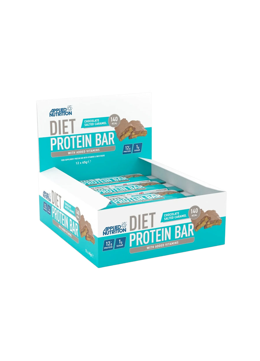 Applied Nutrition Diet Protein Bar 12 x 45g Chocolate Salted Caramel