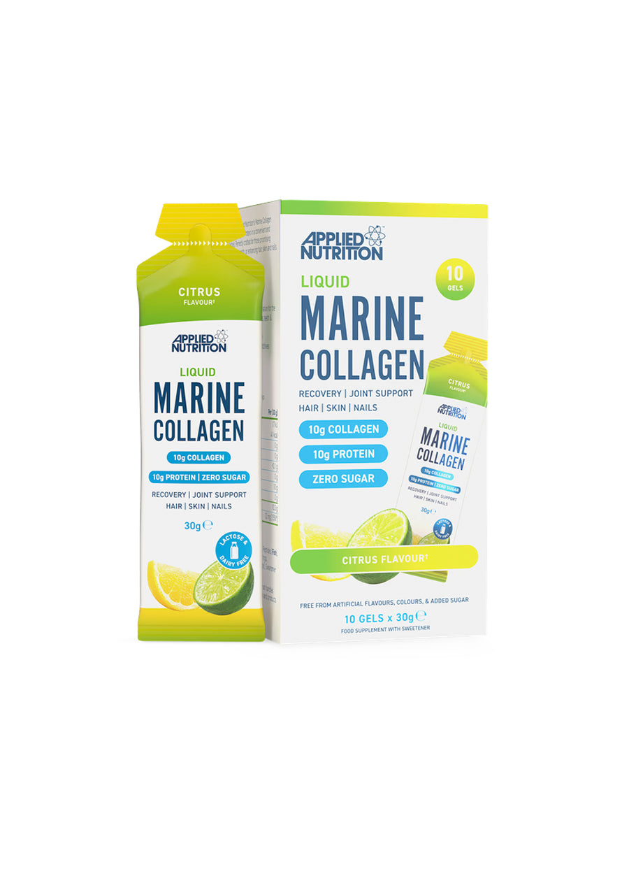 Liquid marine kollagen med Citrus-smak, förpackning 10 x 30 g