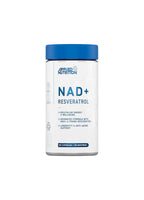 Applied Nutrition NAD+ Resveratrol burk med blått lock, 60 kapslar