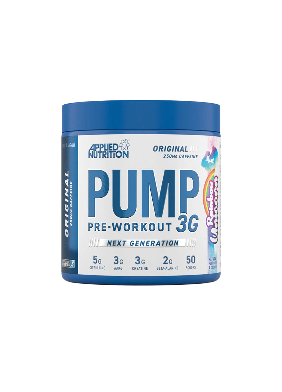 Applied Nutrition Pump 3G Pre-Workout 375g Rainbow Unicorn