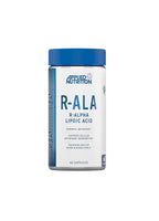 Kapselburk Applied Nutrition R-Ala med blått lock, 60 kapslar