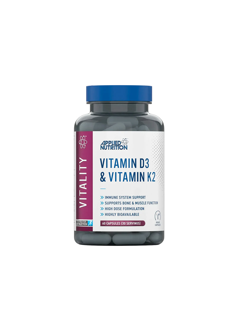 Applied Nutrition Vitamin D3 & Vitamin K2 60 Kapslar