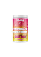 Axe & Sledge pre-workout-burk med lock, rosa etikett