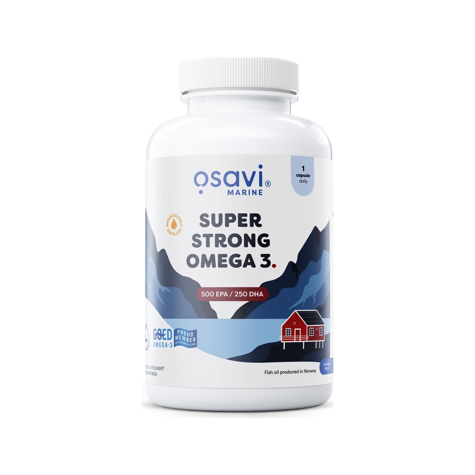 Super Strong Omega 3, 500 EPA / 250 DHA - 180 softgels