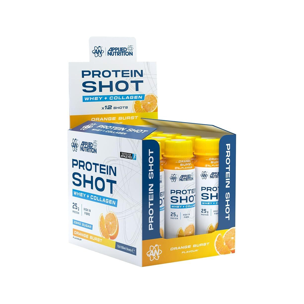 Protein Shot, Orange Burst - 12 x 100 ml.