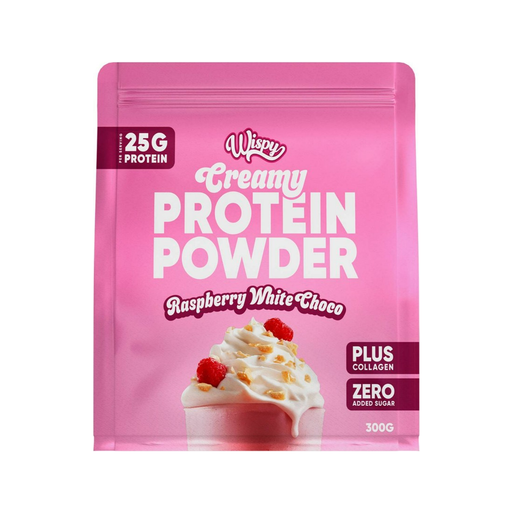 Creamy Protein Powder, Raspberry White Choco - 300 grams