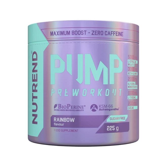 Pre-workout-burk 225 g med rainbow-smak