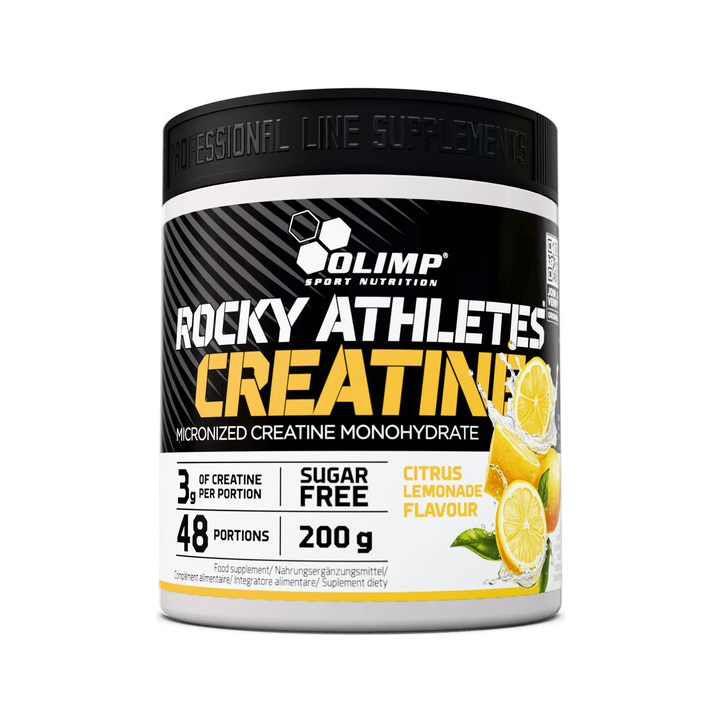 Rocky Athletes Creatine, Citrus Lemonade - 200 grams