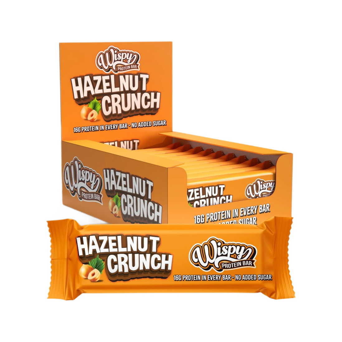 Protein Bar, Hazelnut Crunch - 10 x 55g