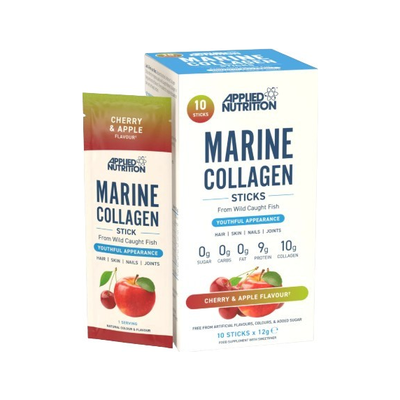 Marine Collagen Sticks, Cherry & Apple - 10 x 12g