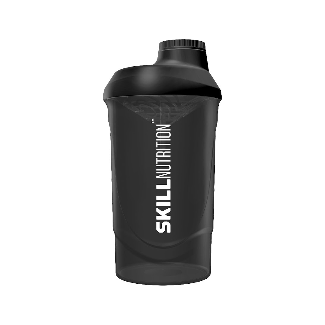 Skill Nutrition Shaker, Smoked Black - 600 ml.
