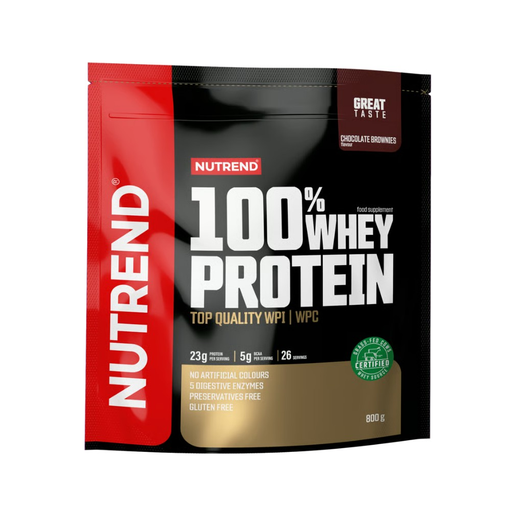100% Whey Protein, Chocolate Brownies - 800 grams