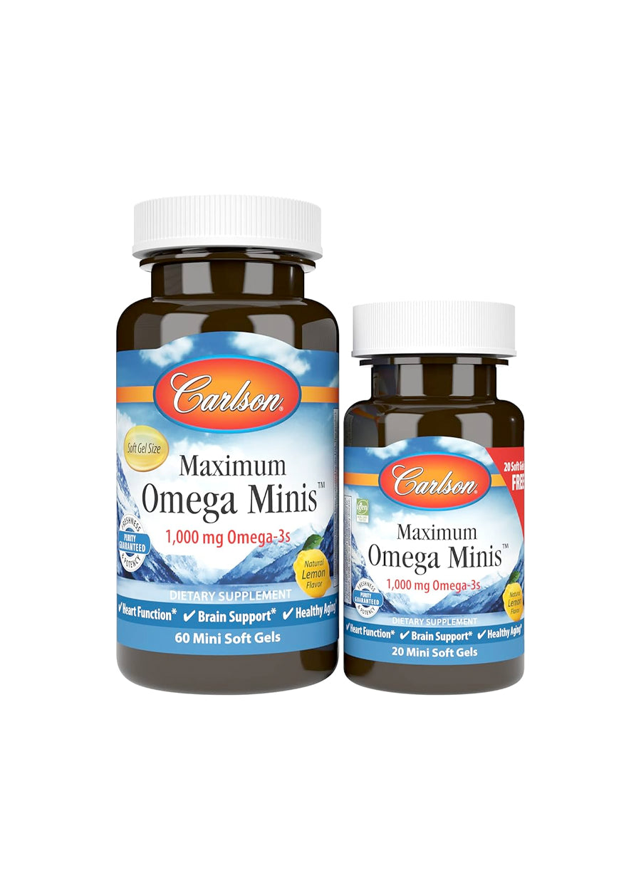 Carlson Labs Maximum Omega Minis 60 + 20 Kapslar