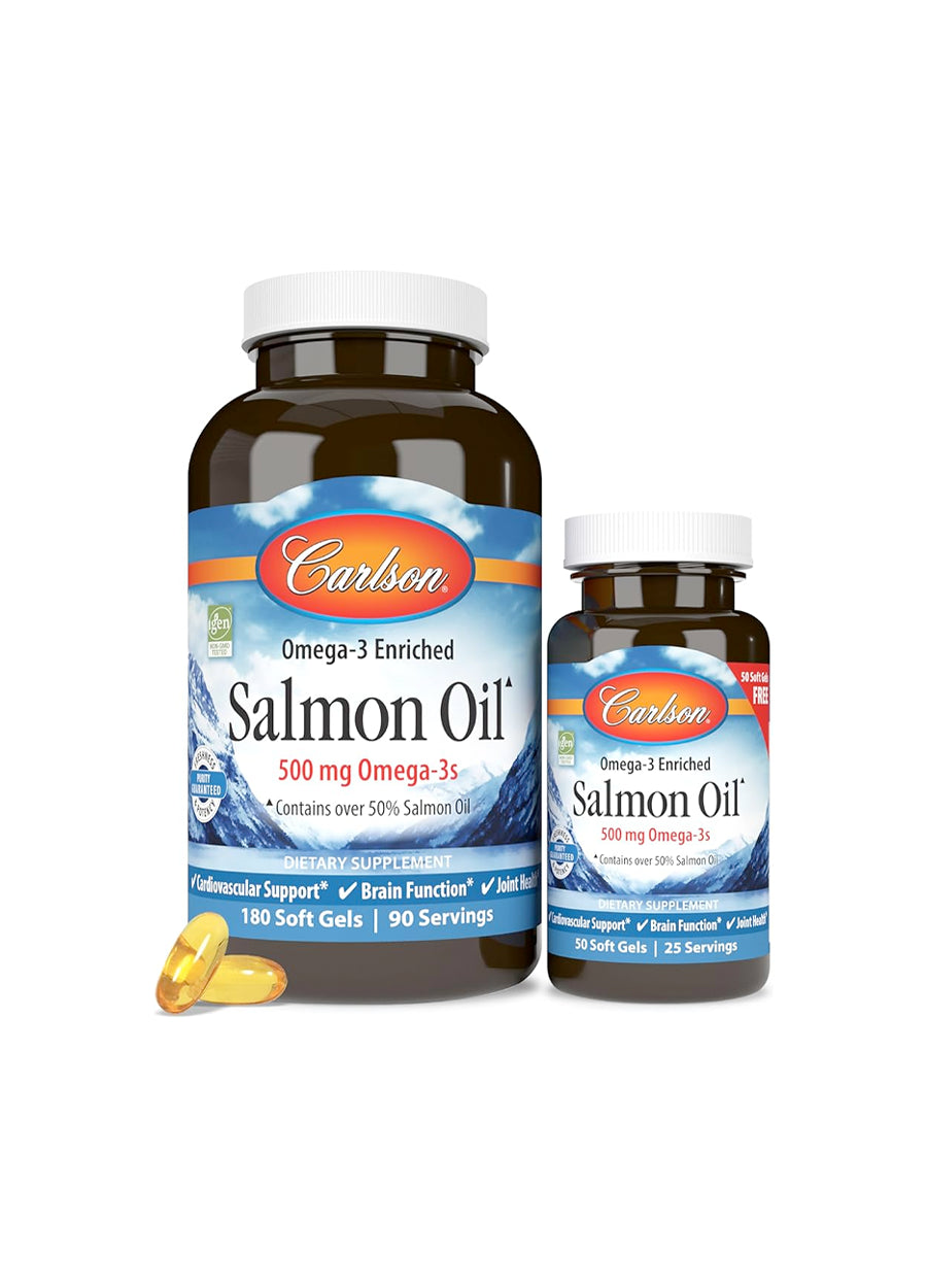 Carlson Labs Norwegian Salmon Oil 180 + 50 Kapslar