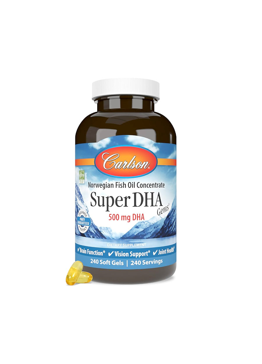 Carlson Labs Super DHA Gems 500mg 60 + 20 Kapslar