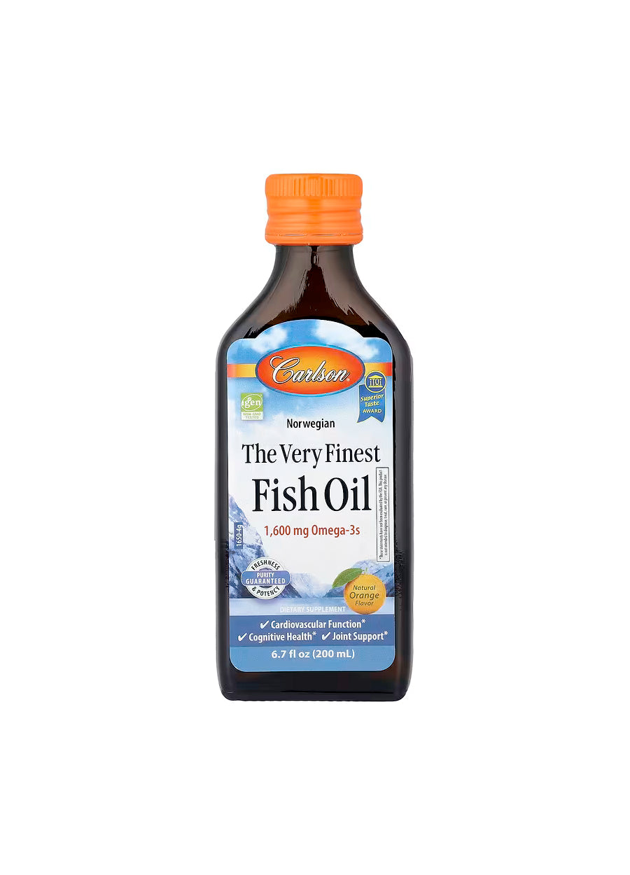 Carlson Labs The Very Finest Fish Oil 200ml Natural Orange