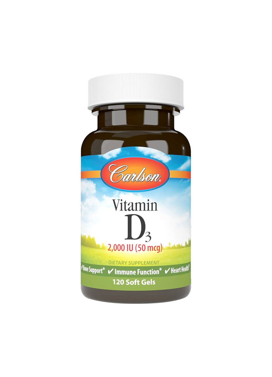 Carlson Labs Vitamin D3 2000 IU 120 Kapslar