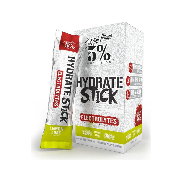 Hydrate - Legendary Series Stick Packs, Lemon Lime - 10 x 9g
