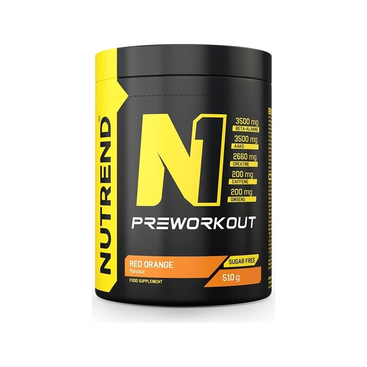 N1 Pre-Workout, Red Orange - 510 grams