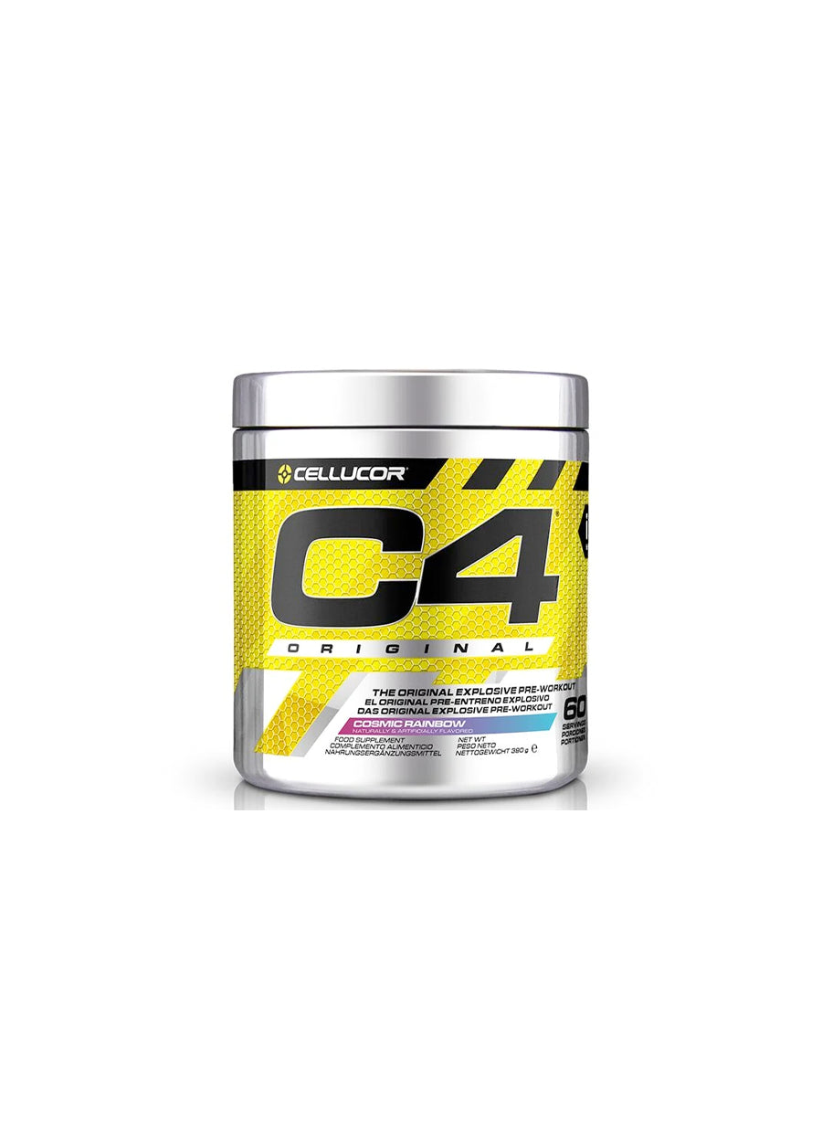 C4 Original Pre Workout 396g Cosmic Rainbow Framsida