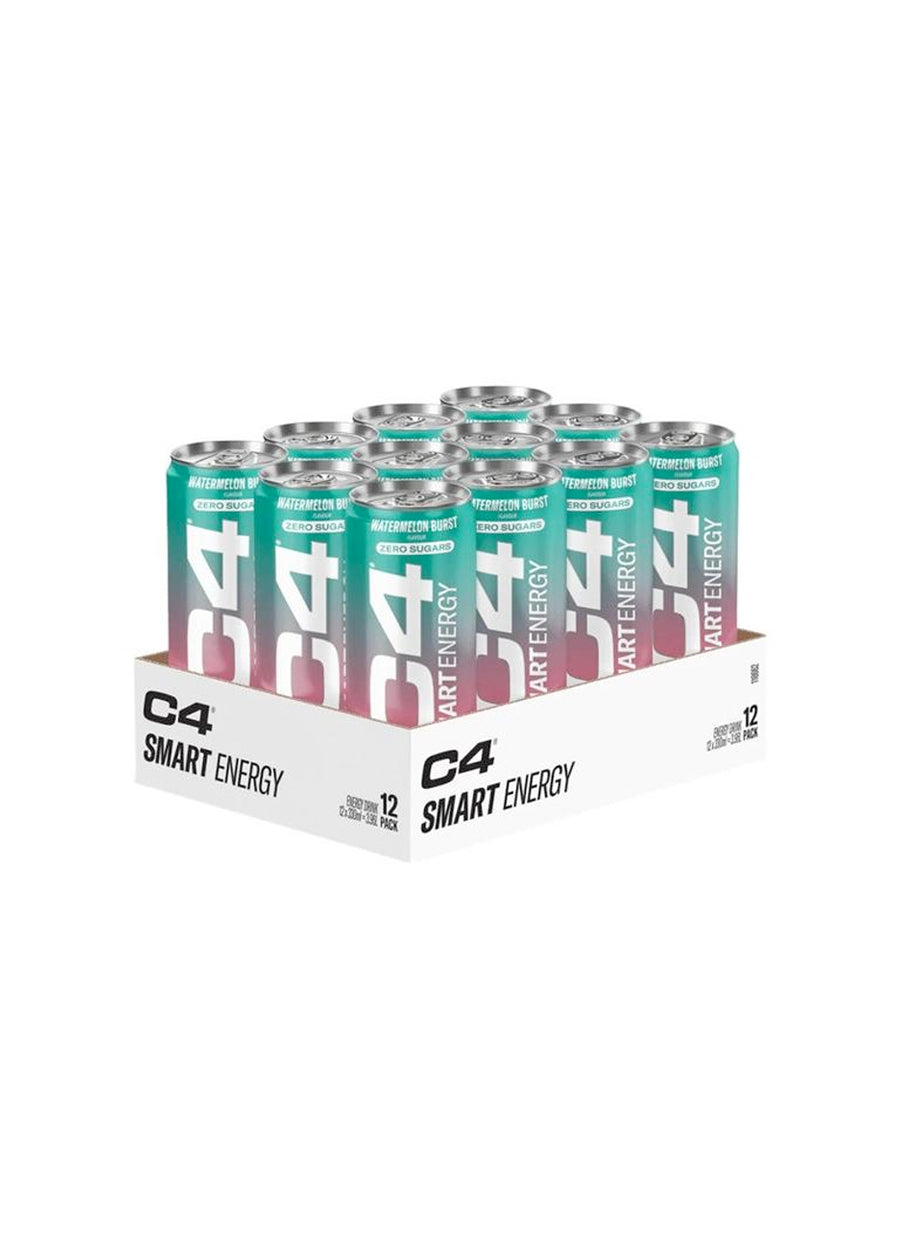 Cellucor C4 Smart Energy 12 x 330ml Watermelon Burst