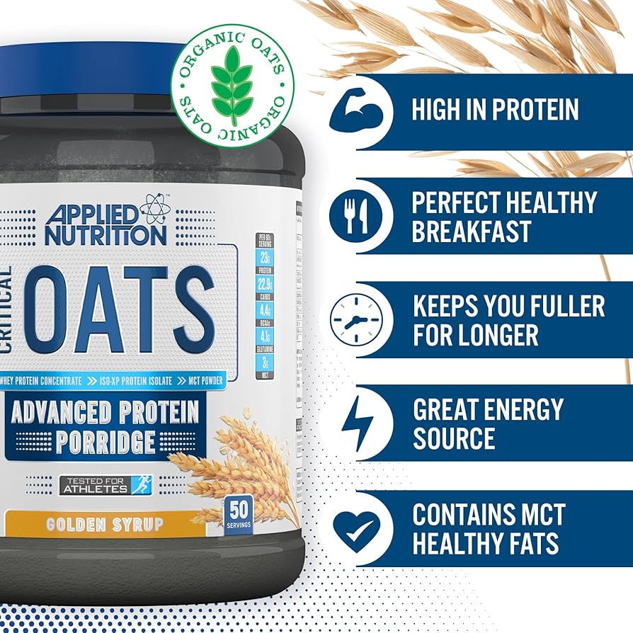 Applied Nutriiton Critical Oats Protein Porridge 3000g Chocolat fördelar