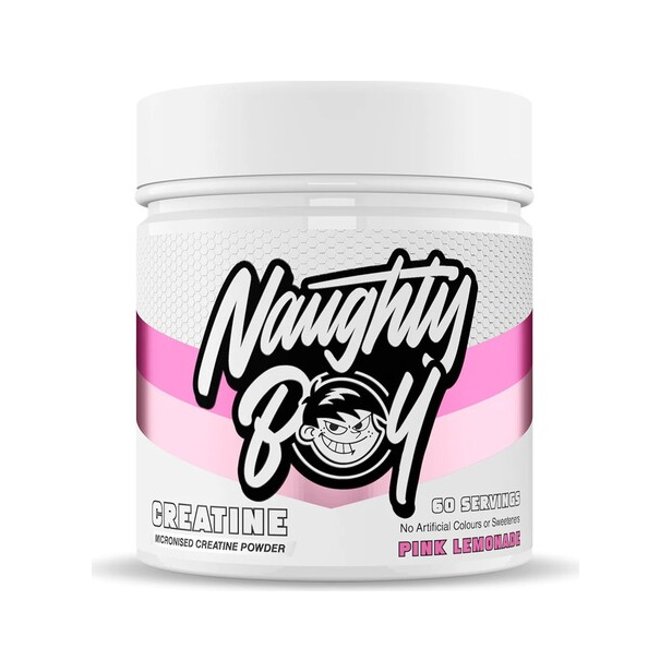 Kreatine-pulver i burk Naughty Boy, Pink Lemonade, rosa, 300 g