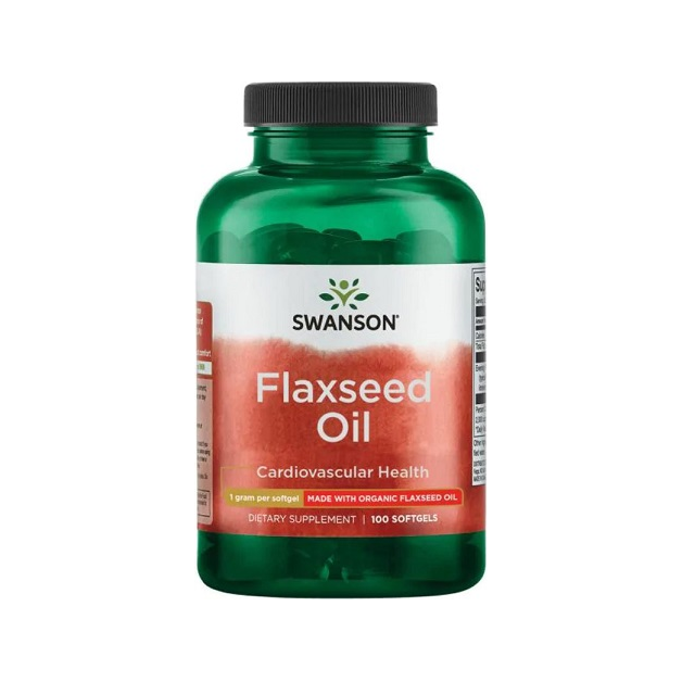 Flaxseed Oil, 1000mg - 100 softgels