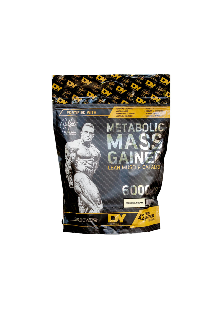 DY Nutrition Metabolic Mass Gainer 6kg Cookies & Cream Framsida