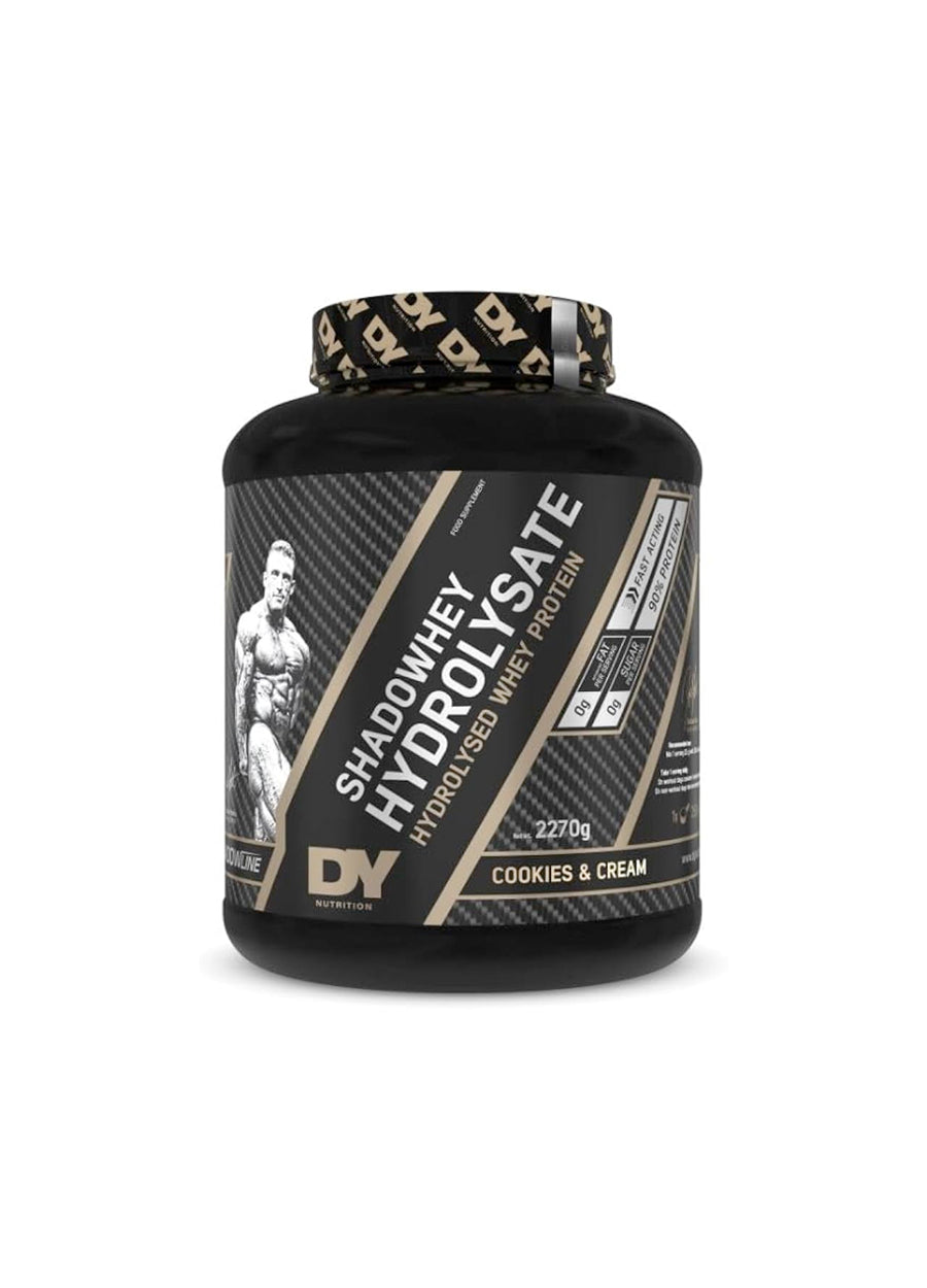 DY Nutrition Shadowhey Hydrolysate 2270g Cookies & Cream Framsida