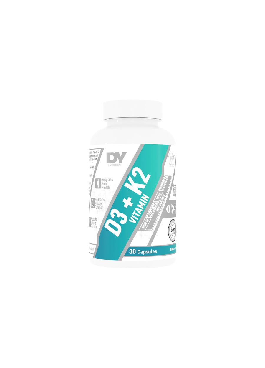 DY Nutrition D3 + K2 Vitamin 30 Kapslar framsida
