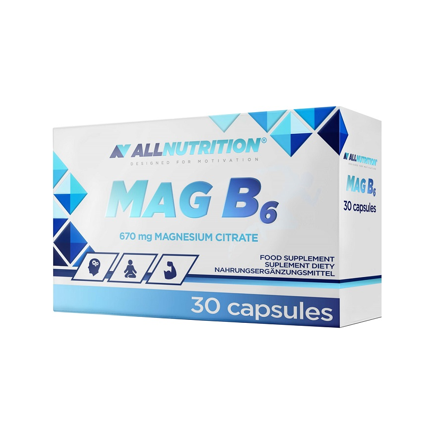 MAG B6, 670mg - 30 caps
