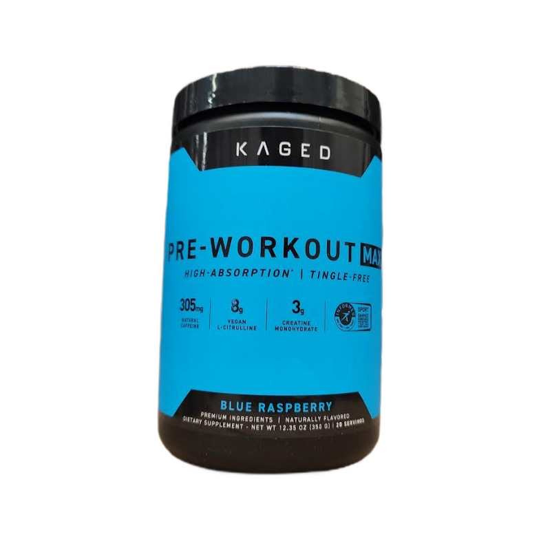 Pre-Workout Max, Blue Raspberry - 350 grams