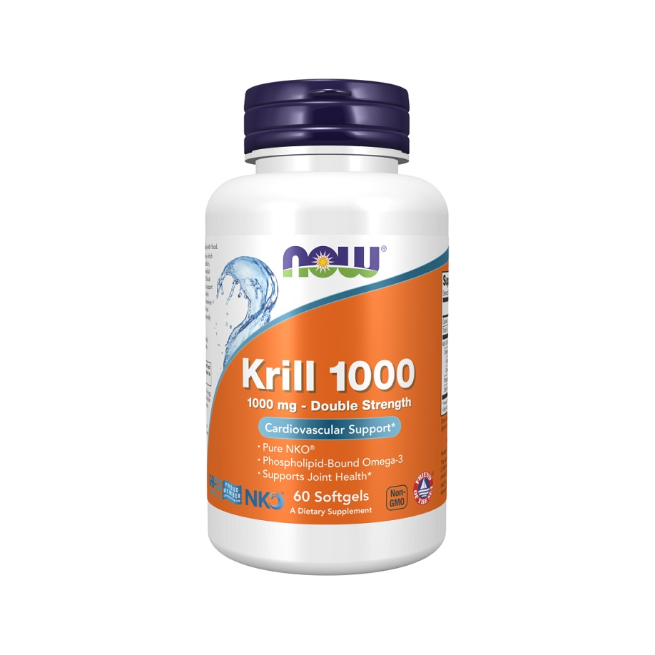 Krill Oil, 1000mg Double Strength - 60 softgels