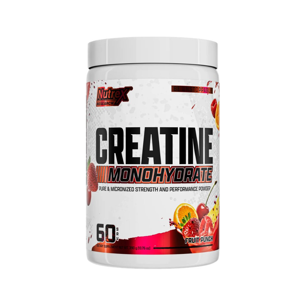 Creatine Monohydrate, Fruit Punch - 390 grams