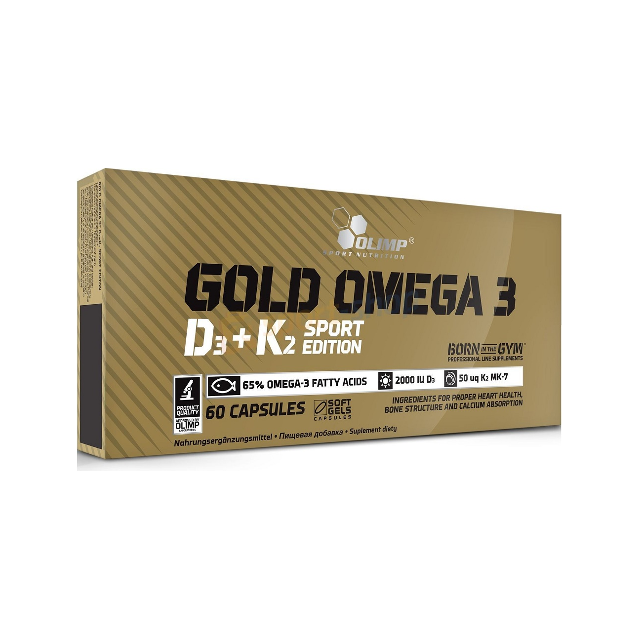 Gold Omega 3 D3 + K2 Sport Edition - 60 caps