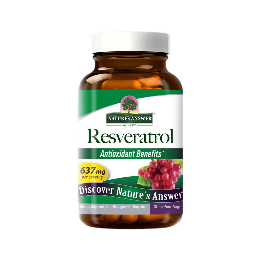Resveratrol, 637mg - 60 vcaps
