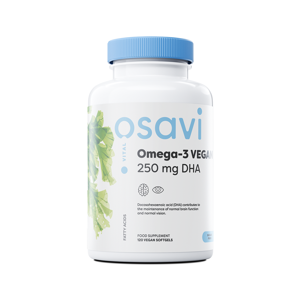 Omega-3 Vegan, 250mg DHA - 120 vegan softgels