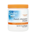 Burk med L-glutaminpulver, vit med orange lock