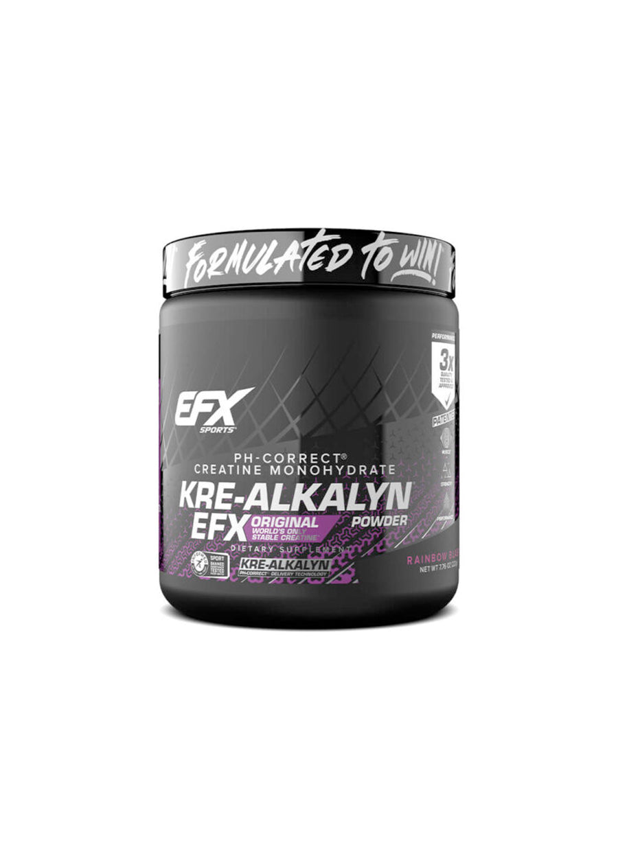 EFX Sports Kre-Alkalyn Powder 220g Rainbow Blast