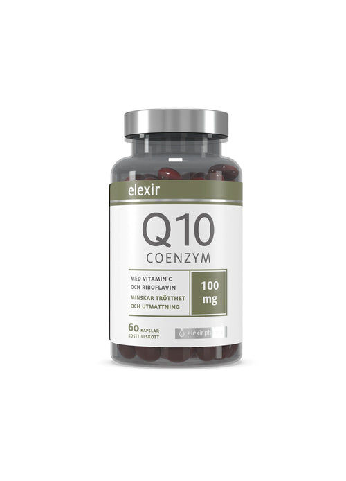 Elexir Q10 kapselburk med 100 mg, 60 kapslar