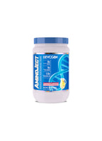 Aminojekt BCAA 486 g i vit burk med blå etikett, Blue Raspberry